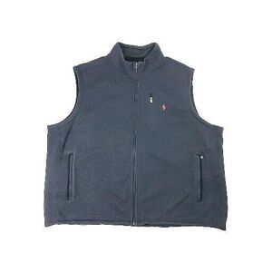 Polo Ralph Lauren Performance Vest Mens 5XB Navy Blue Zip Close Pockets